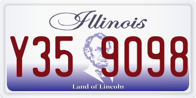 IL license plate Y359098