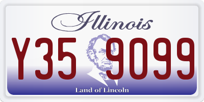 IL license plate Y359099