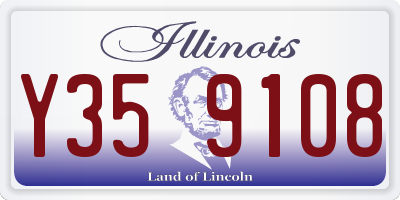IL license plate Y359108