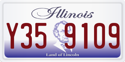 IL license plate Y359109