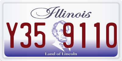 IL license plate Y359110
