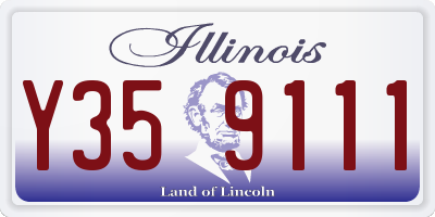 IL license plate Y359111