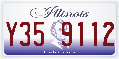 IL license plate Y359112