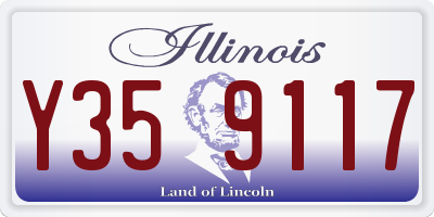 IL license plate Y359117