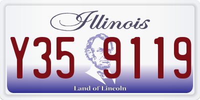 IL license plate Y359119