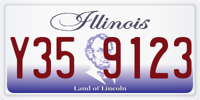 IL license plate Y359123