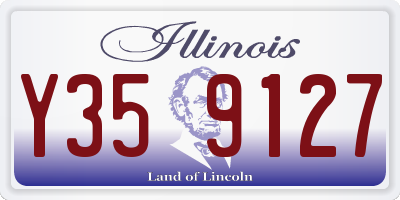 IL license plate Y359127