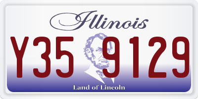 IL license plate Y359129