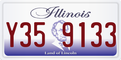 IL license plate Y359133