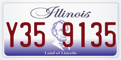 IL license plate Y359135