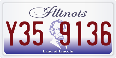 IL license plate Y359136