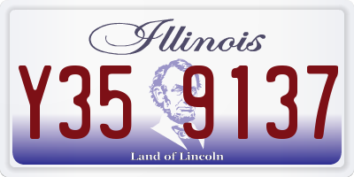 IL license plate Y359137