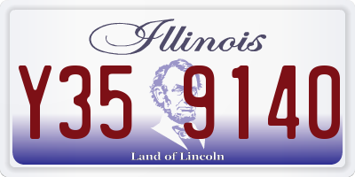 IL license plate Y359140