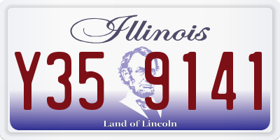 IL license plate Y359141