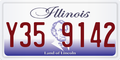 IL license plate Y359142