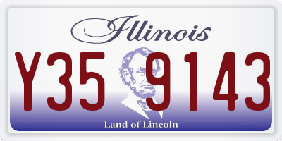 IL license plate Y359143