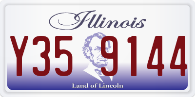 IL license plate Y359144
