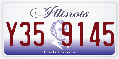 IL license plate Y359145