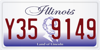 IL license plate Y359149
