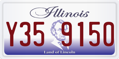 IL license plate Y359150
