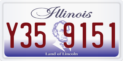 IL license plate Y359151