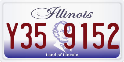IL license plate Y359152