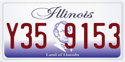 IL license plate Y359153