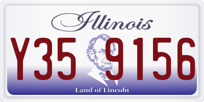 IL license plate Y359156