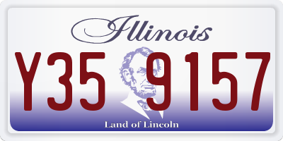 IL license plate Y359157
