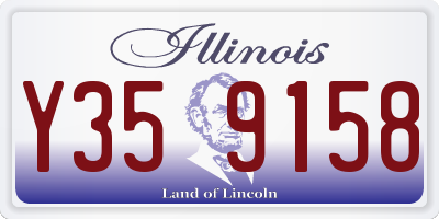 IL license plate Y359158