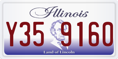 IL license plate Y359160