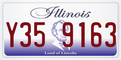 IL license plate Y359163