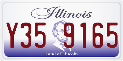 IL license plate Y359165