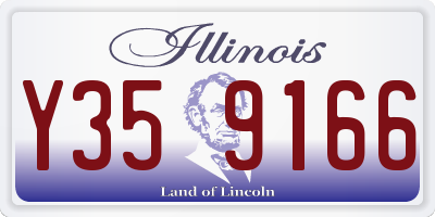 IL license plate Y359166