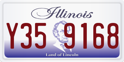 IL license plate Y359168
