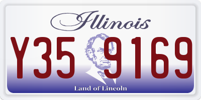 IL license plate Y359169