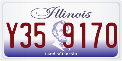 IL license plate Y359170
