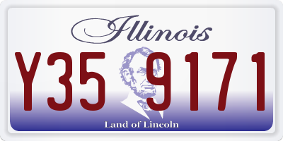 IL license plate Y359171