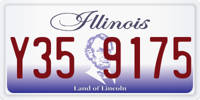 IL license plate Y359175