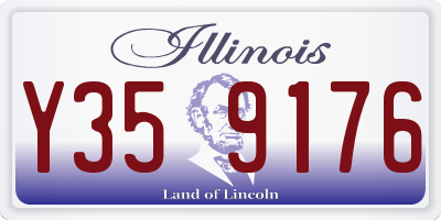 IL license plate Y359176