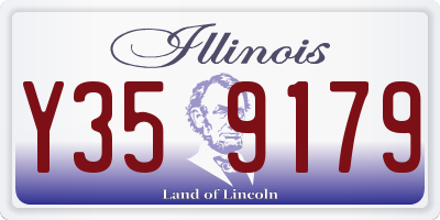 IL license plate Y359179