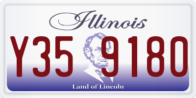 IL license plate Y359180