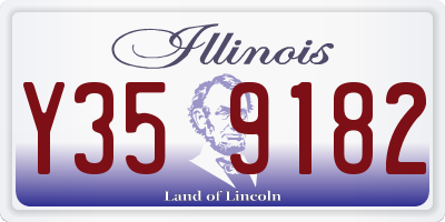 IL license plate Y359182