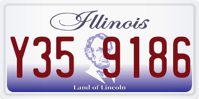 IL license plate Y359186
