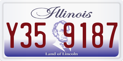 IL license plate Y359187
