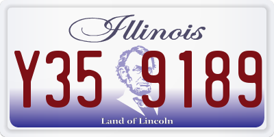IL license plate Y359189