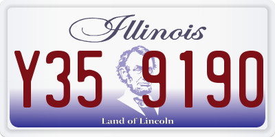 IL license plate Y359190