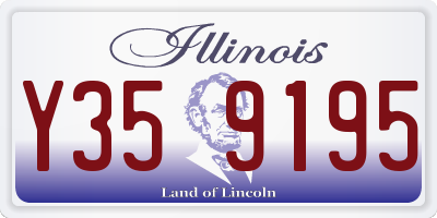 IL license plate Y359195