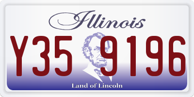 IL license plate Y359196