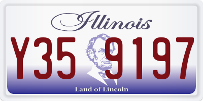 IL license plate Y359197